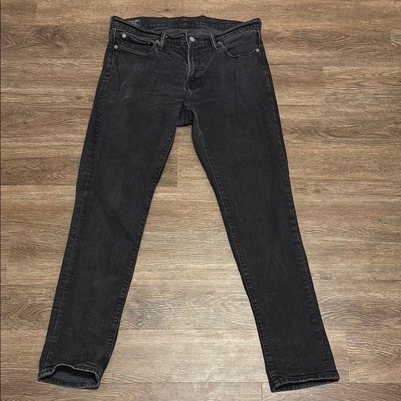men’s abercrombie and fitch black skinny jeans - Picture 1 of 5